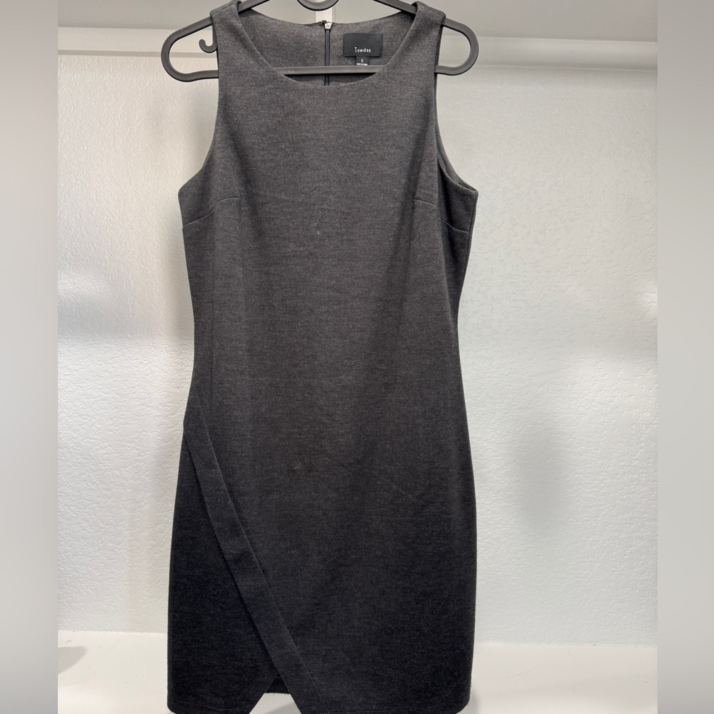 Lumiere Chic Dark Grey Sleeveless Mini Dress